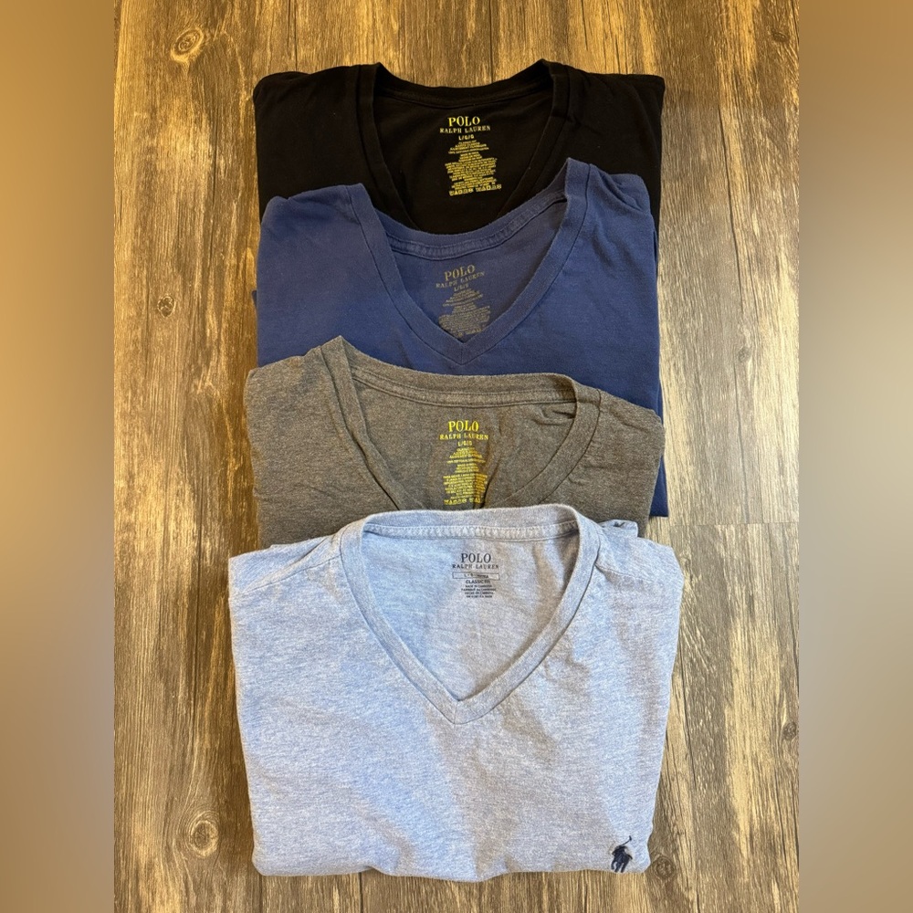 Men’s Ralph Lauren V neck tshirts